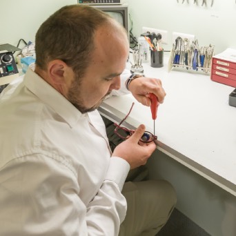 technical optician workshop